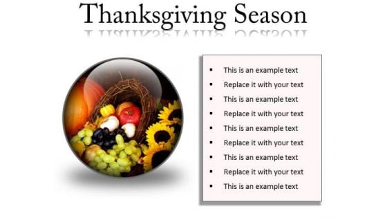 Thanksgiving Season Festival PowerPoint Presentation Slides C