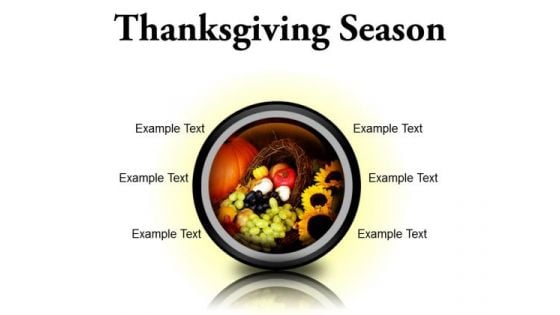 Thanksgiving Season Festival PowerPoint Presentation Slides Cc