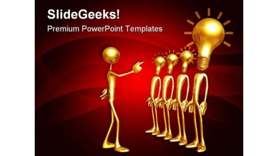 The Big Idea Business PowerPoint Templates And PowerPoint Backgrounds 0811