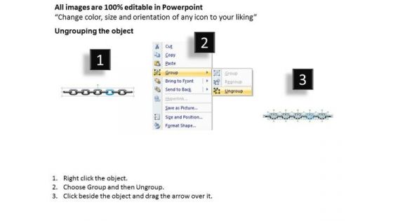 The Critical Link In Business Process PowerPoint Templates