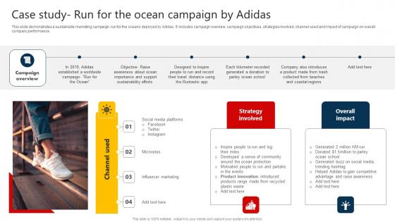 The Marketing Mix Of Case Study Run For The Ocean Campaign By Adidas Strategy SS V