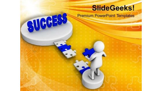 The Right Path For Success Business PowerPoint Templates Ppt Backgrounds For Slides 0713