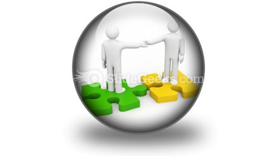 The Successful Agreement Business PowerPoint Icon C