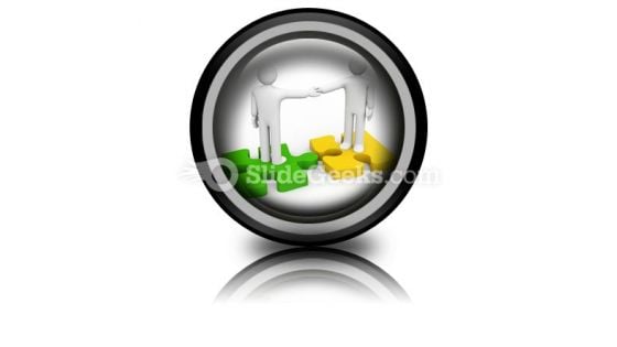 The Successful Agreement Business PowerPoint Icon Cc