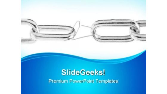 The Weakest Link Business PowerPoint Templates And PowerPoint Backgrounds 0711