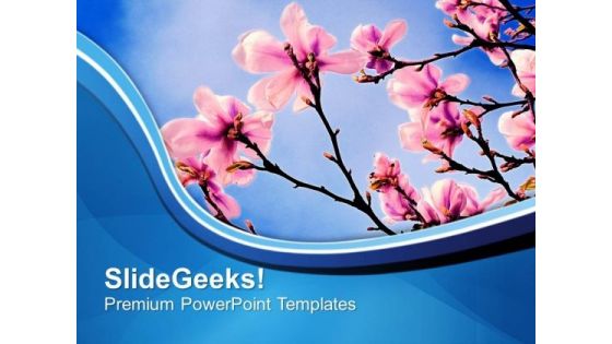 Theme Of Spring Beauty Of Nature PowerPoint Templates Ppt Backgrounds For Slides 0613