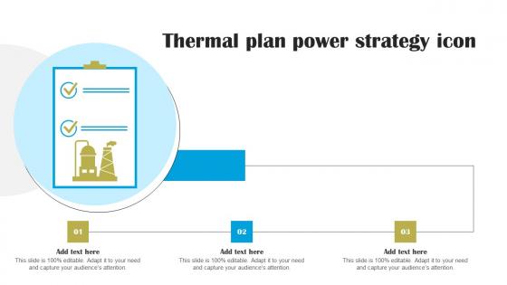 Thermal Plan Power Strategy Icon Structure Pdf