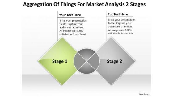 Things For Market Analysis 2 Stages Ppt Business Plan Template PowerPoint Templates