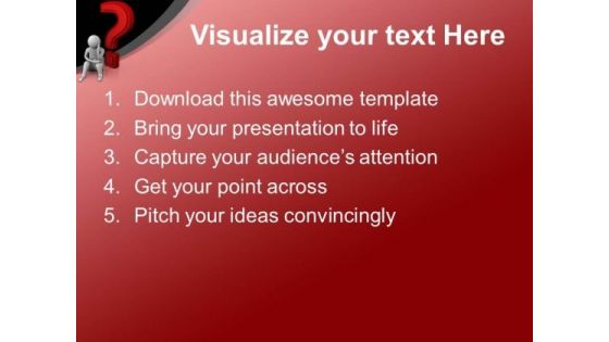 Think About The Right Solution PowerPoint Templates Ppt Backgrounds For Slides 0613