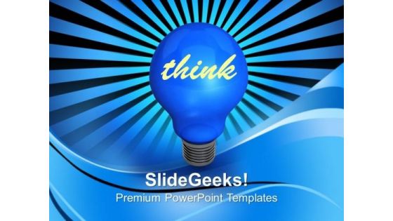 Think Blub Technology PowerPoint Templates And PowerPoint Themes 1112