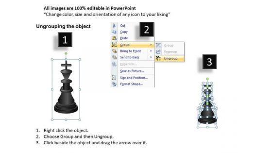Think Chess Pieces PowerPoint Slides And Ppt Diagram Templates