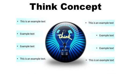 Think Concept Business PowerPoint Presentation Slides C