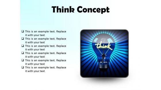 Think Concept Business PowerPoint Presentation Slides S