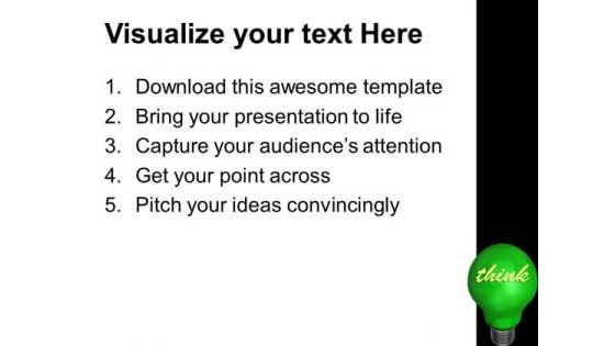 Think Idea Business PowerPoint Templates And PowerPoint Themes 0912
