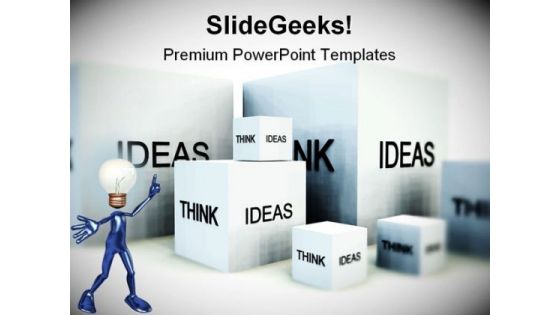 Think Of Ideas Business PowerPoint Templates And PowerPoint Backgrounds 0411