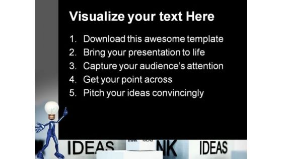 Think Of Ideas Business PowerPoint Themes And PowerPoint Slides 0411