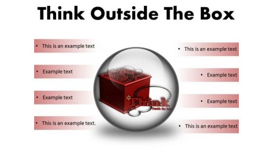 Think Outside The Box Business PowerPoint Presentation Slides C