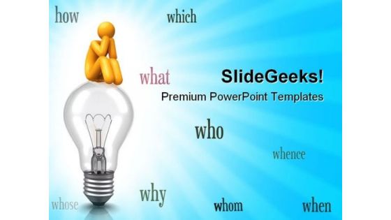 Thinking Business PowerPoint Themes And PowerPoint Slides 0811