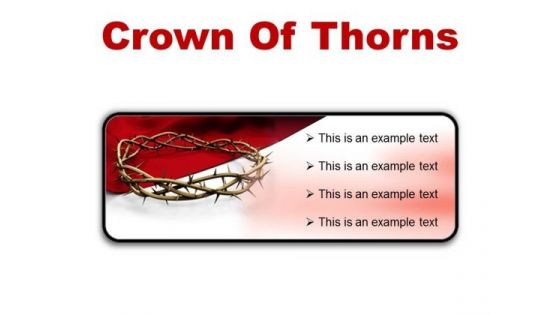 Thorns Of Crown Religion PowerPoint Presentation Slides R