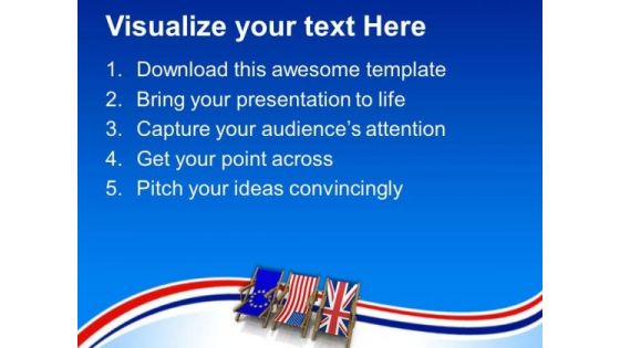 Three Different National Flags PowerPoint Templates Ppt Backgrounds For Slides 0713