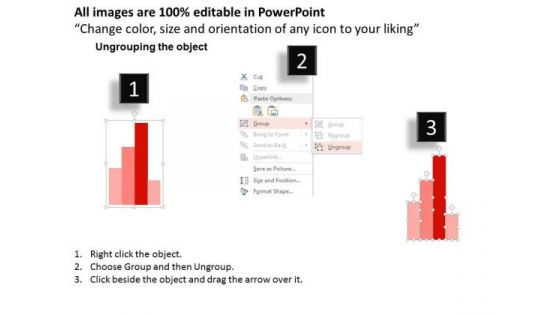 Three Graphs For Business PowerPoint Template