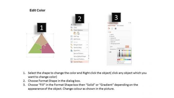 Three Icons For Communication Presentation Template