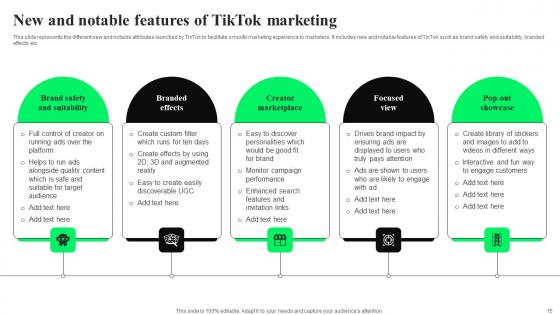 TikTok Advertising Strategies To Provide Effective Shopping Experience To Customers Complete Deck