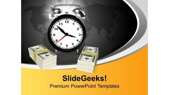 Time And Money Business PowerPoint Templates Ppt Backgrounds For Slides 0113