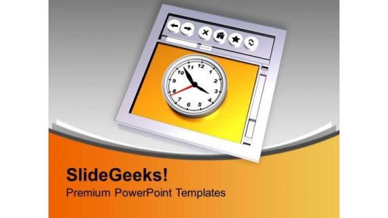 Time Bound Process For Business PowerPoint Templates Ppt Backgrounds For Slides 0413