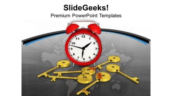 Time Is Key Of Success PowerPoint Templates Ppt Backgrounds For Slides 0413