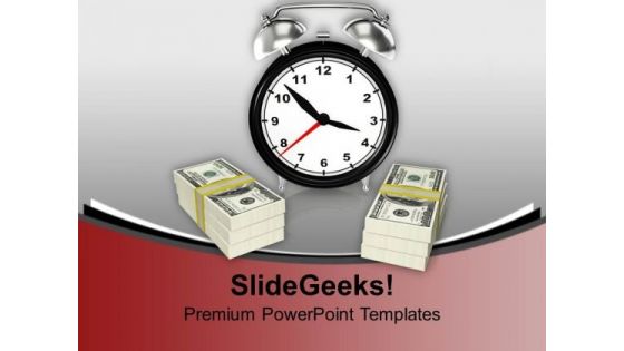 Time Is Money Business Concept PowerPoint Templates Ppt Backgrounds For Slides 0113