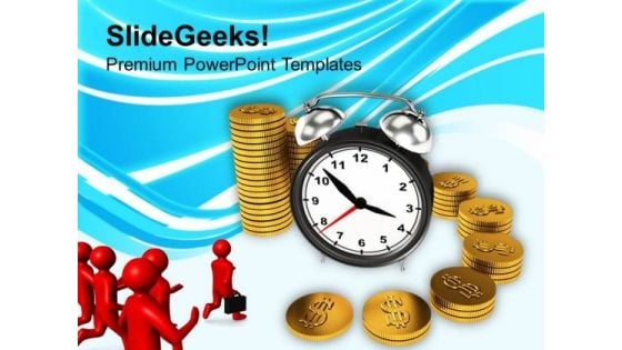 Time Is Money Concept Finance PowerPoint Templates Ppt Backgrounds For Slides 0113