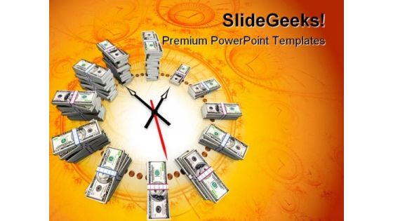 Time Is Money Finance PowerPoint Templates And PowerPoint Backgrounds 0211