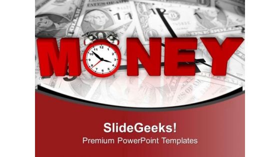 Time Is Money Strategy Business PowerPoint Templates Ppt Backgrounds For Slides 0313