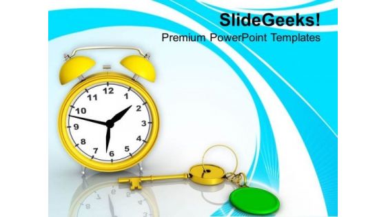 Time Is The Key Of Success PowerPoint Templates Ppt Backgrounds For Slides 0513