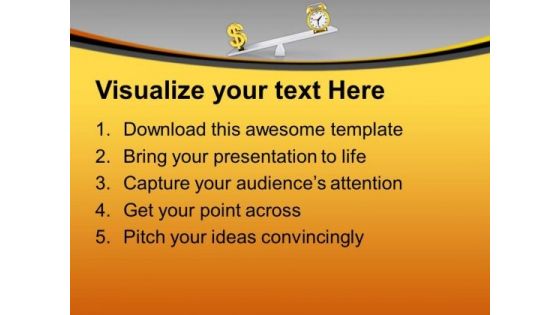 Time Is Valuable For Business PowerPoint Templates Ppt Backgrounds For Slides 0413