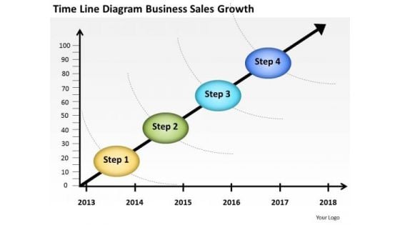 Time Line Diagram Business Sales Growth Ppt Plan Experts PowerPoint Templates