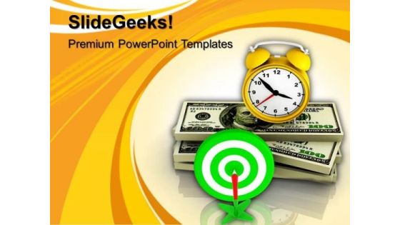 Time Object Target Finance PowerPoint Templates And PowerPoint Themes 1112