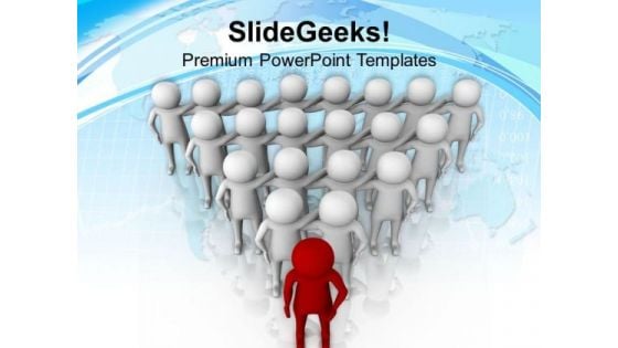 Time To Guide The Team Leadership Concept PowerPoint Templates Ppt Backgrounds For Slides 0513