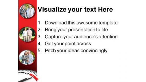 Time To Retire Future PowerPoint Themes And PowerPoint Slides 0311