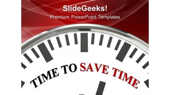 Time To Save Money Wisdom PowerPoint Templates Ppt Backgrounds For Slides 0313