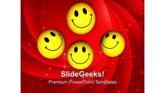 Time To Smile On Business Success PowerPoint Templates Ppt Backgrounds For Slides 0313