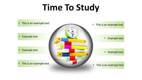 Time To Study Education PowerPoint Presentation Slides C