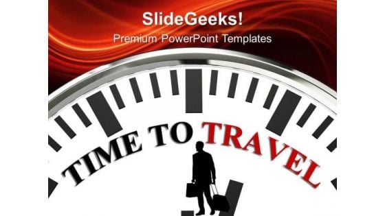 Time To Travel And Distances PowerPoint Templates Ppt Backgrounds For Slides 0213