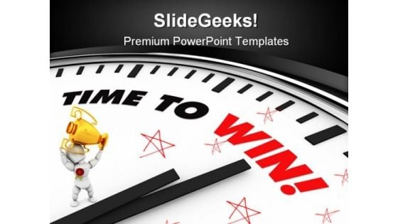 Time To Win Success PowerPoint Templates And PowerPoint Backgrounds 0211