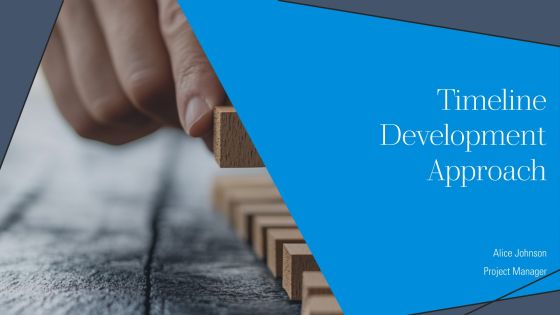 Timeline Development Approach PPT Mockup AT