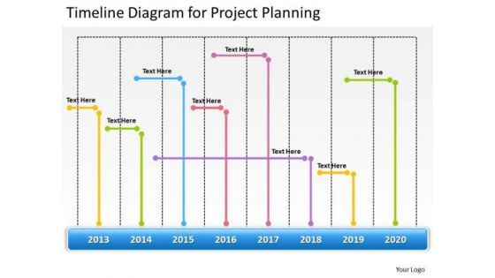Timeline Diagram For Project Planning Ppt Business Templates PowerPoint