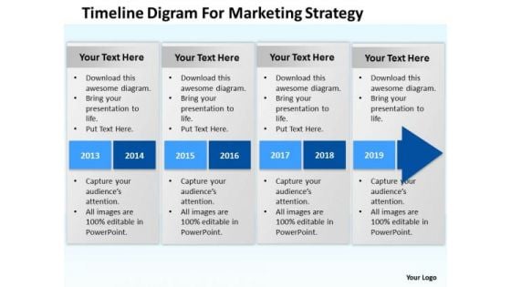 Timeline Digram For Marketing Strategy Ppt Develop Business Plan PowerPoint Slides