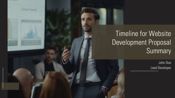 Timeline For Website Development Proposal Summary PPT Sample AT