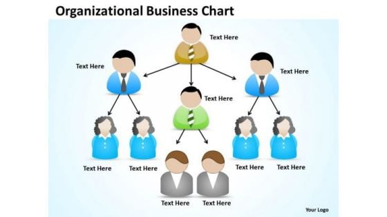 Timeline Organizational Business Chart